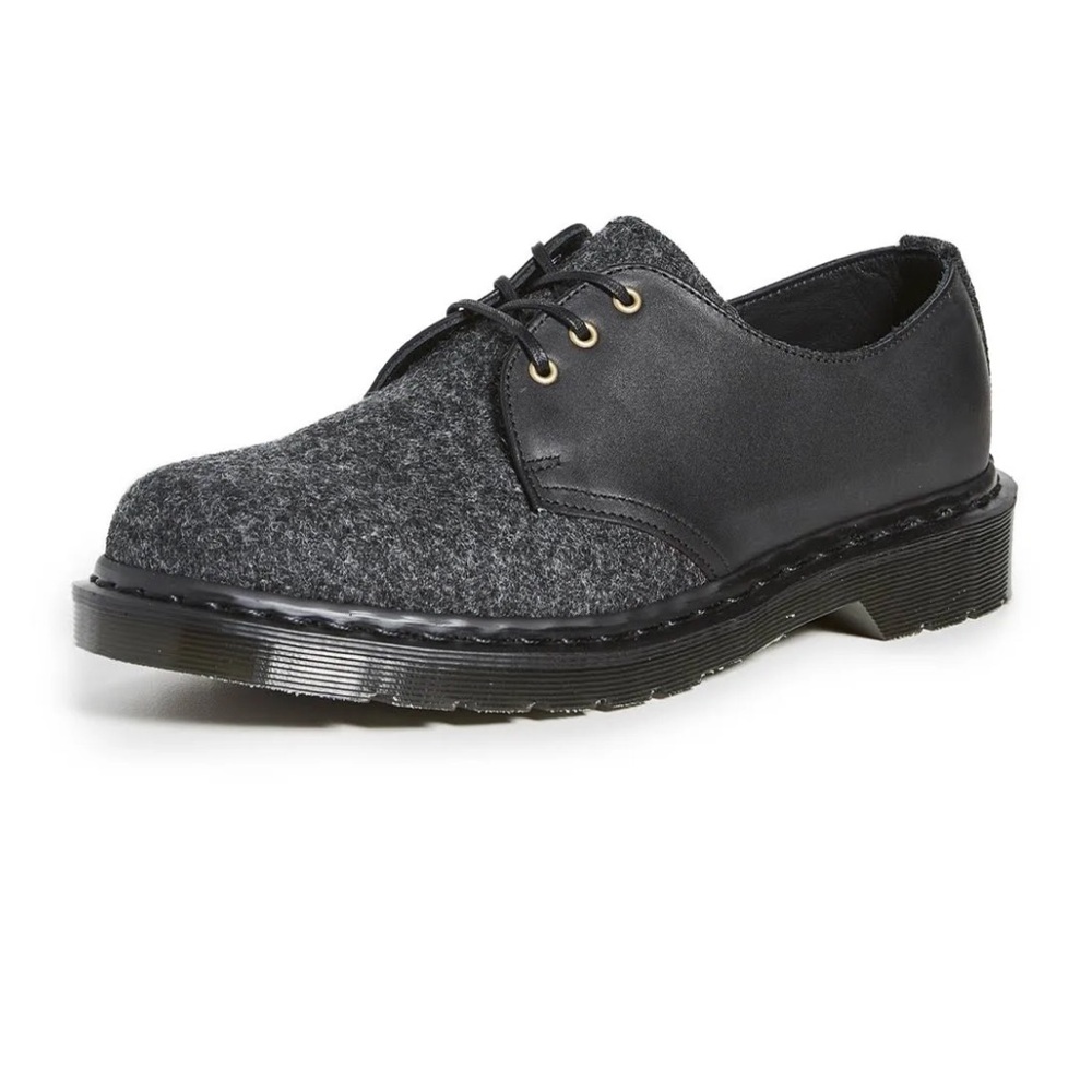 Dr. Martens 1461 Merino Lambs Wool 3 Eye Shoes, Made In England